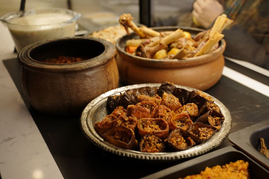 Bizim Ev Mardin mutfağından ana yemek tabağı